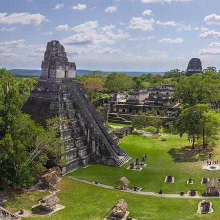 Maya Pyramids, Tikal, Guatemala