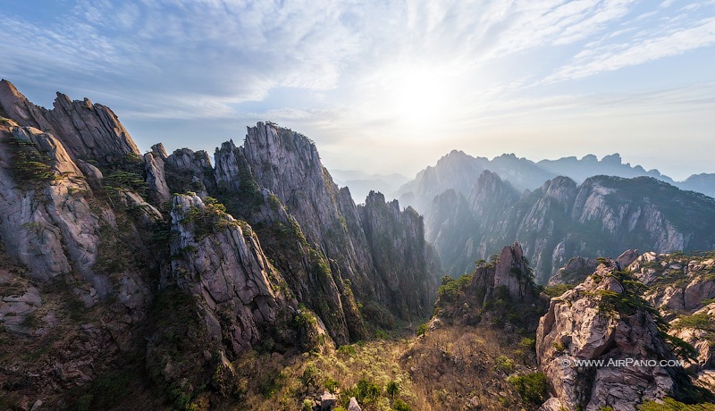 Huangshan mountains, China