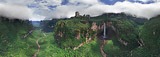 Dragon and Cortina falls, Venezuela
