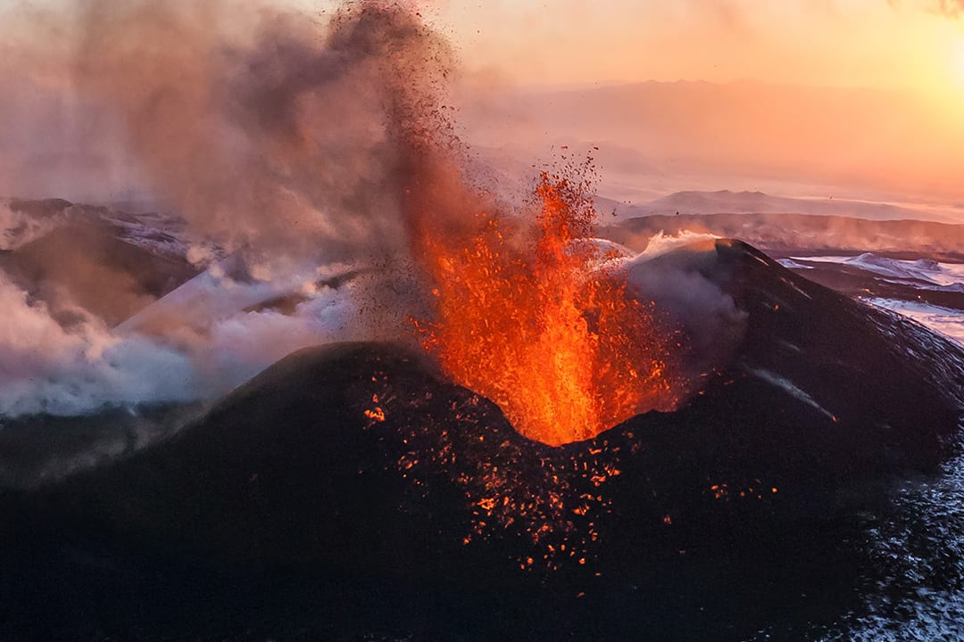 360 Virtual Tour №1. Plosky Tolbachik Volcano Eruption, Kamchatka