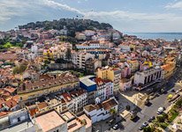 City view. Castle of São Jorge City view. Castle of São Jorge