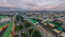 Over the Moscow Kremlin after the rain Over the Moscow Kremlin after the rain