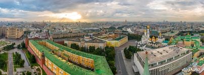 Moscow Kremlin Panorama. Arsenal Moscow Kremlin Panorama. Arsenal