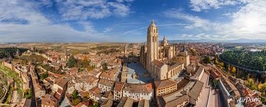 Segovia Cathedral. Panorama