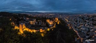 Alhambra at night Alhambra at night