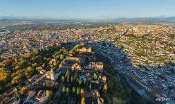 Alhambra top view Alhambra top view