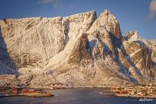 Mountains of Lofoten archipelago Mountains of Lofoten archipelago
