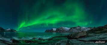 Northern lights above Senja Island Northern lights above Senja Island