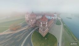 Mir Castle in the fog Mir Castle in the fog