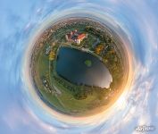 Castle lake. Planet Castle lake. Planet