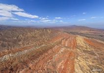 Zhangye National Geopark from 1000 meters