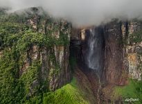 At the bottom of the Angel Falls At the bottom of the Angel Falls