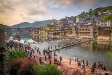 Above Tuojiang River Above Tuojiang River