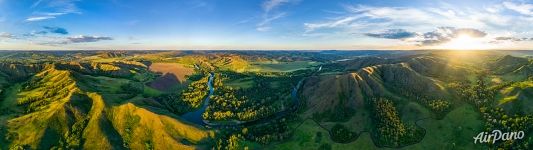 Durdush tract and Durdush mountain. Panorama Durdush tract and Durdush mountain. Panorama